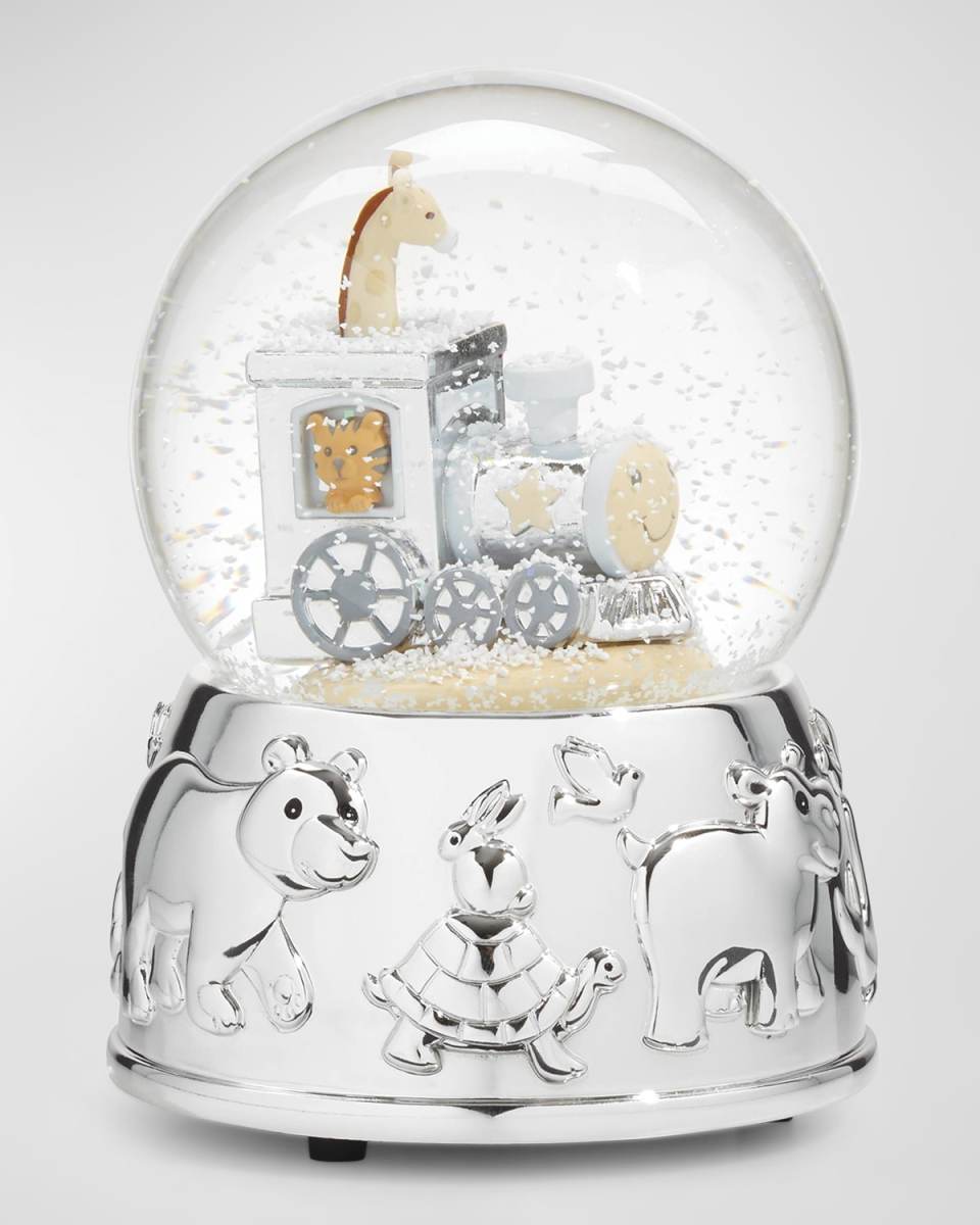 Animal Train Snow Globe